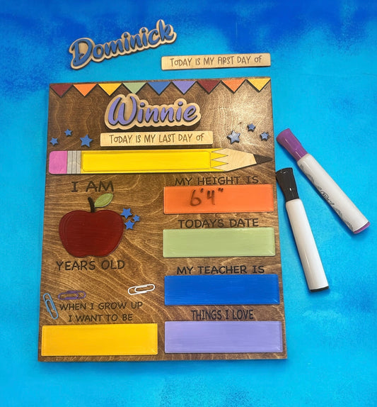 First Day Of School Boards