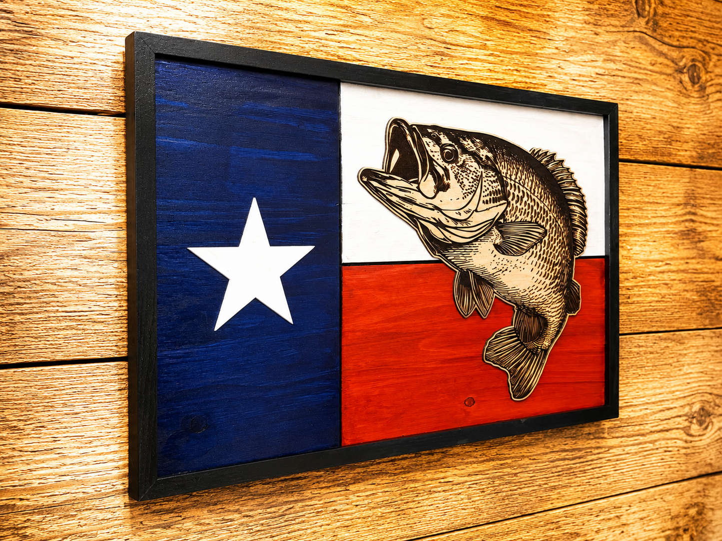 Texas Wood Flag Bass