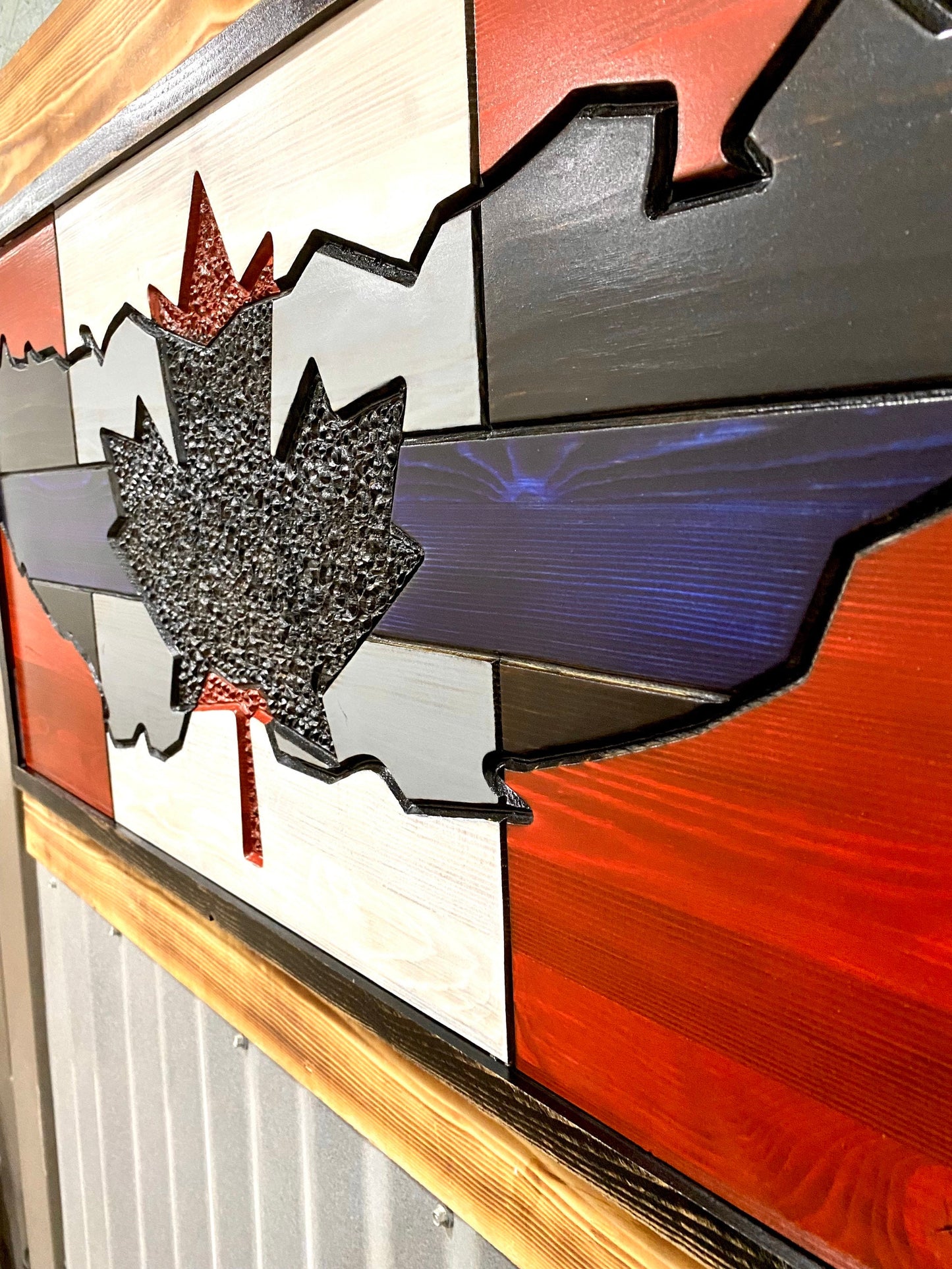 First Responder Wood Flag