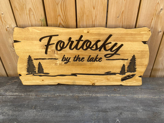Custom Cabin Sign