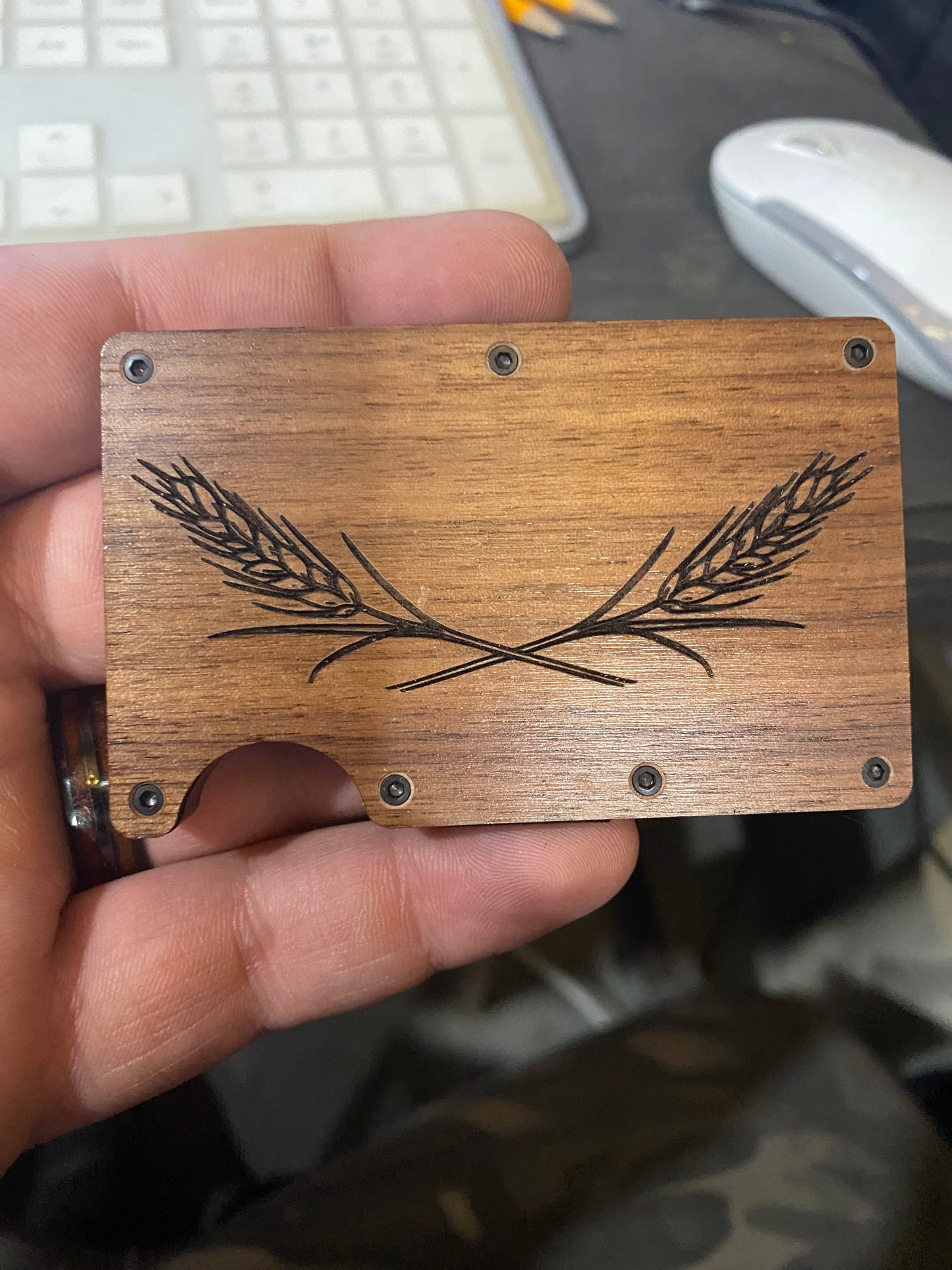 Aluminum And Wood Wallets