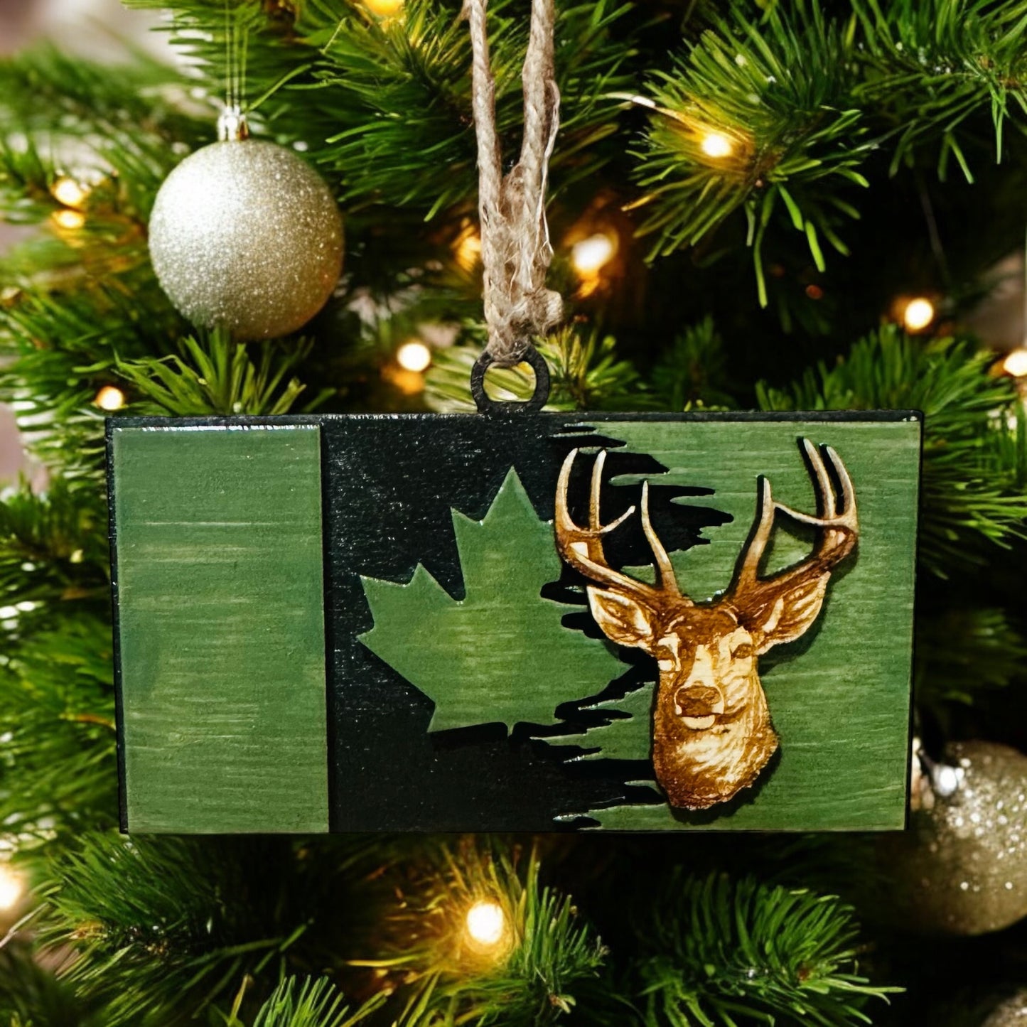 Outdoorsman Christmas Ornament