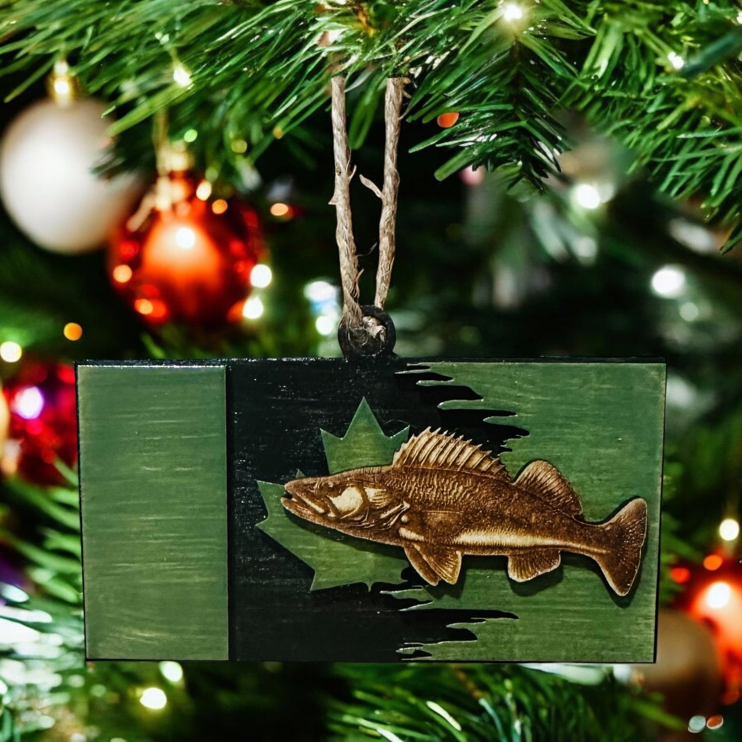 Outdoorsman Christmas Ornament