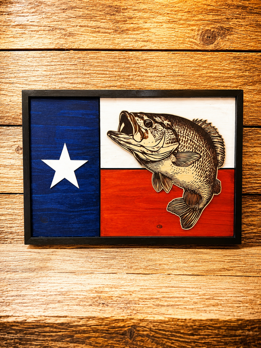 Texas Wood Flag Bass