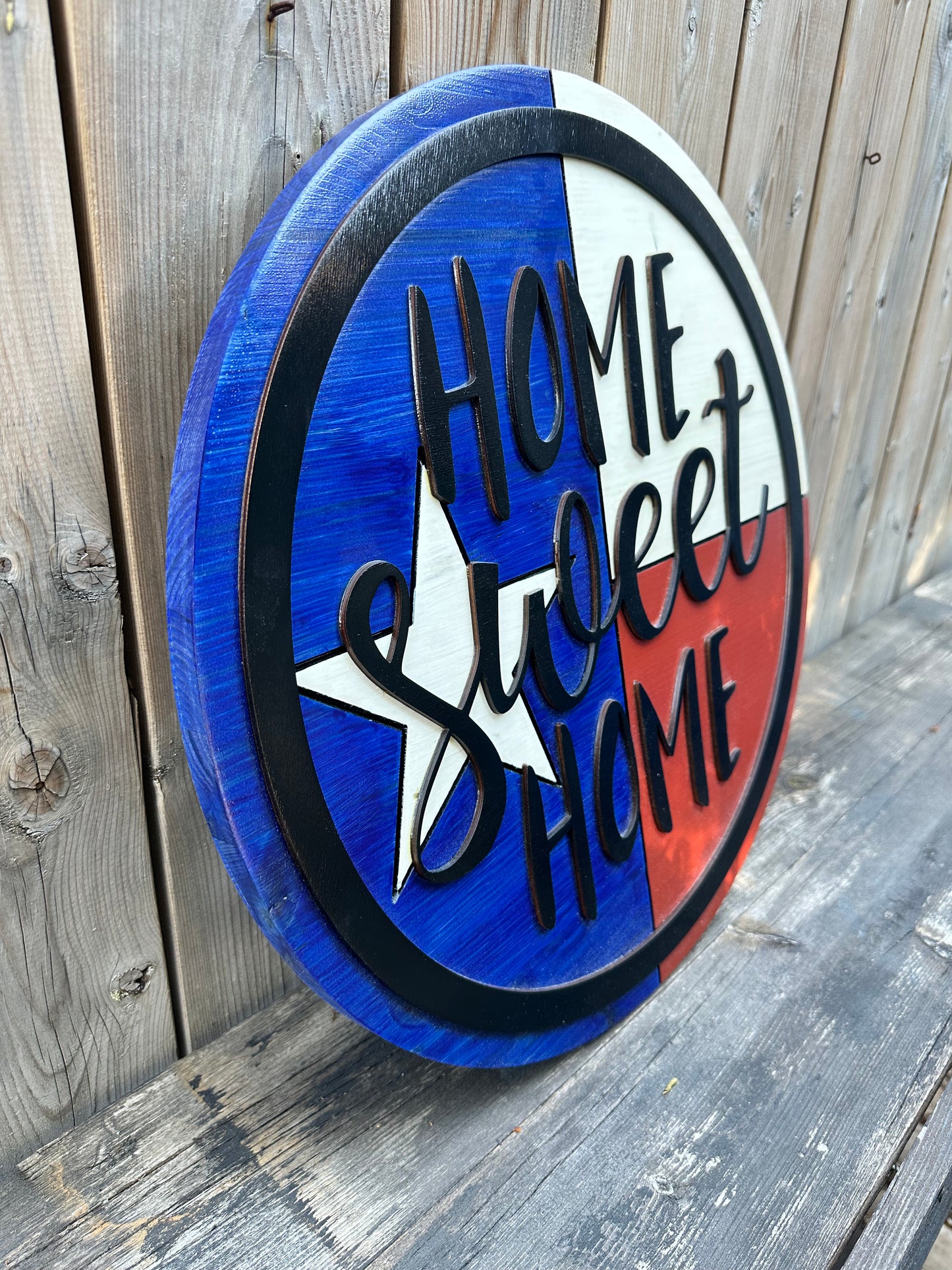 Texas Home Sweet Home Sign