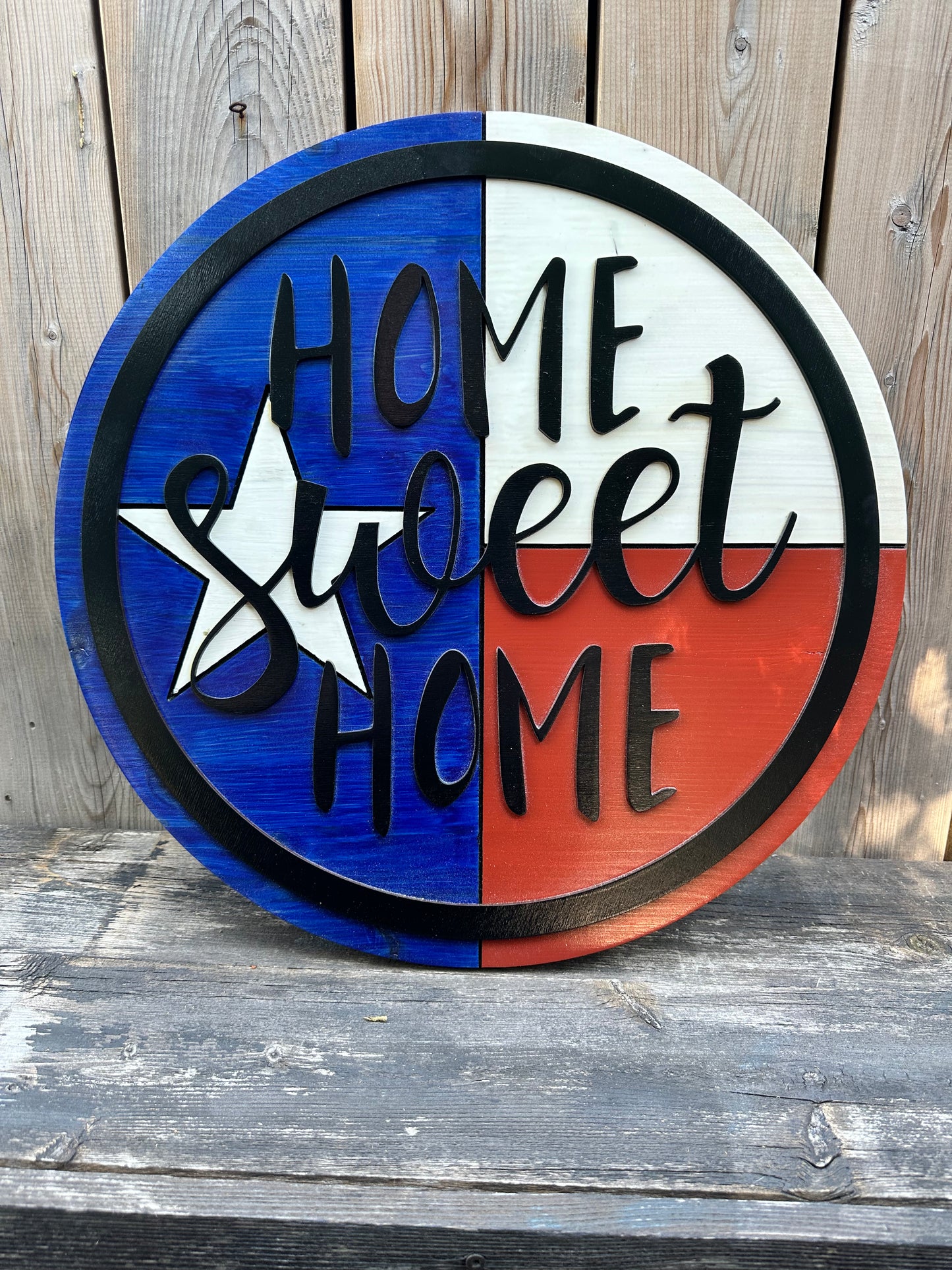 Texas Home Sweet Home Sign