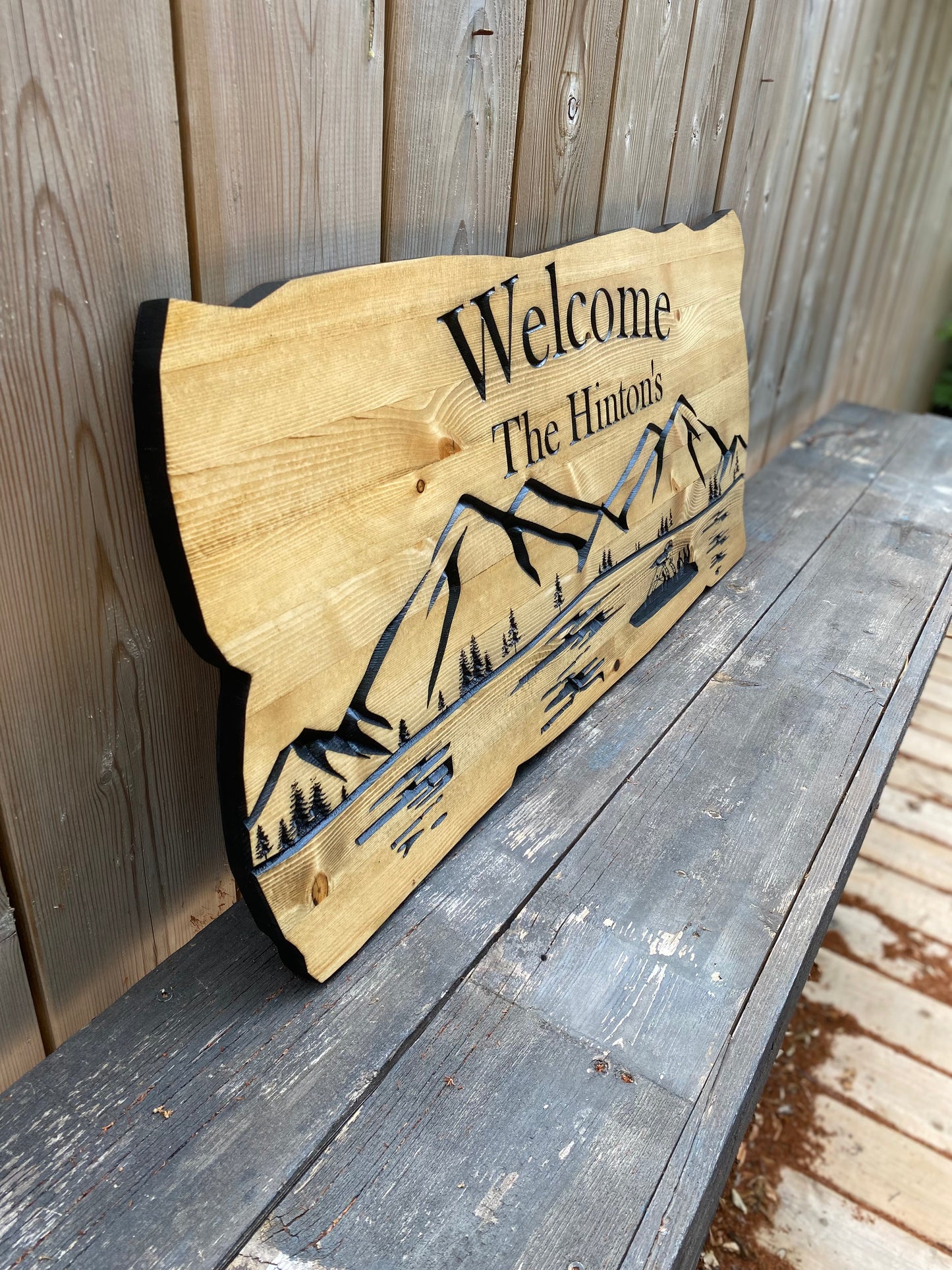 Custom Cabin Sign