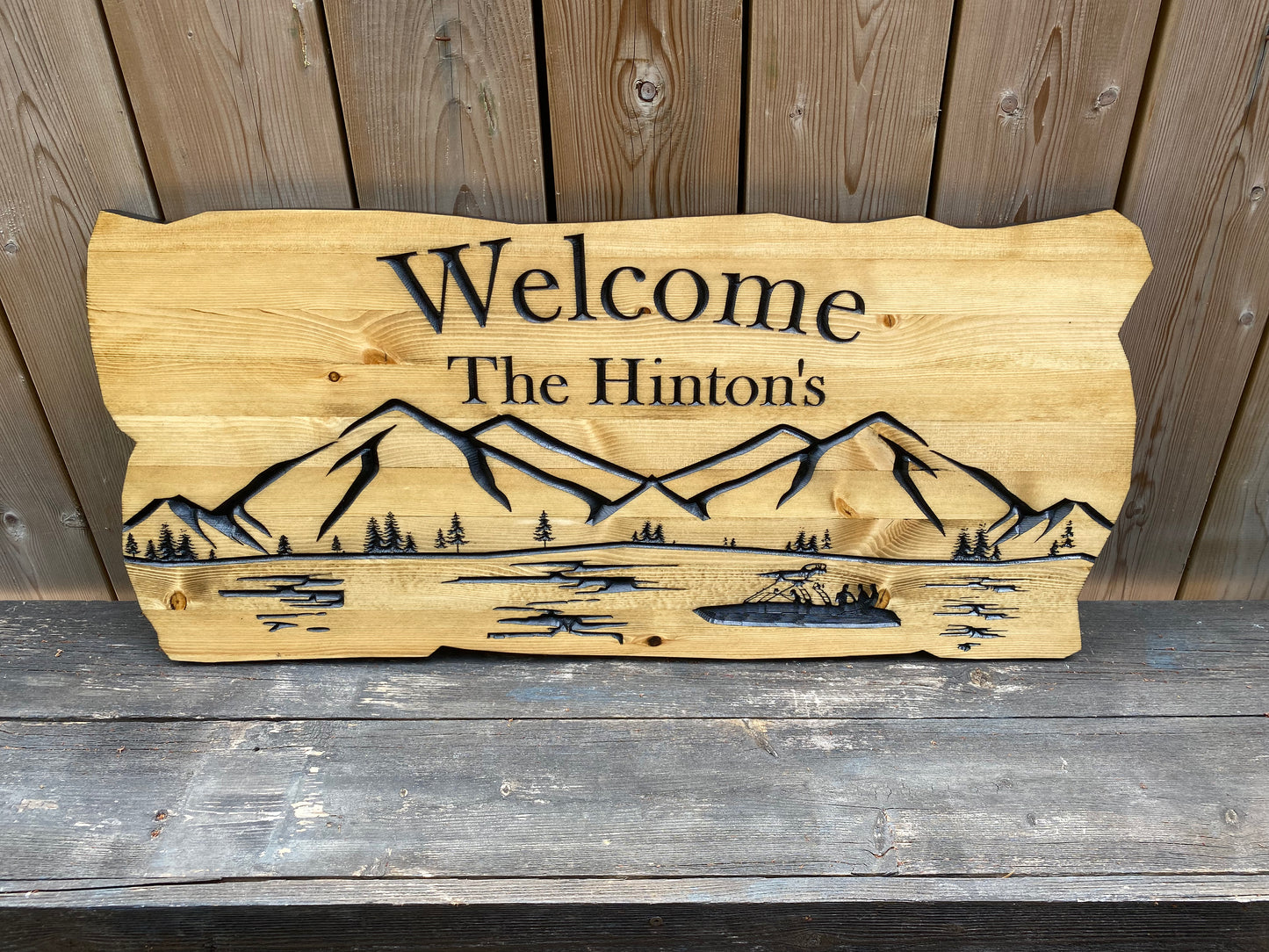 Custom Cabin Sign