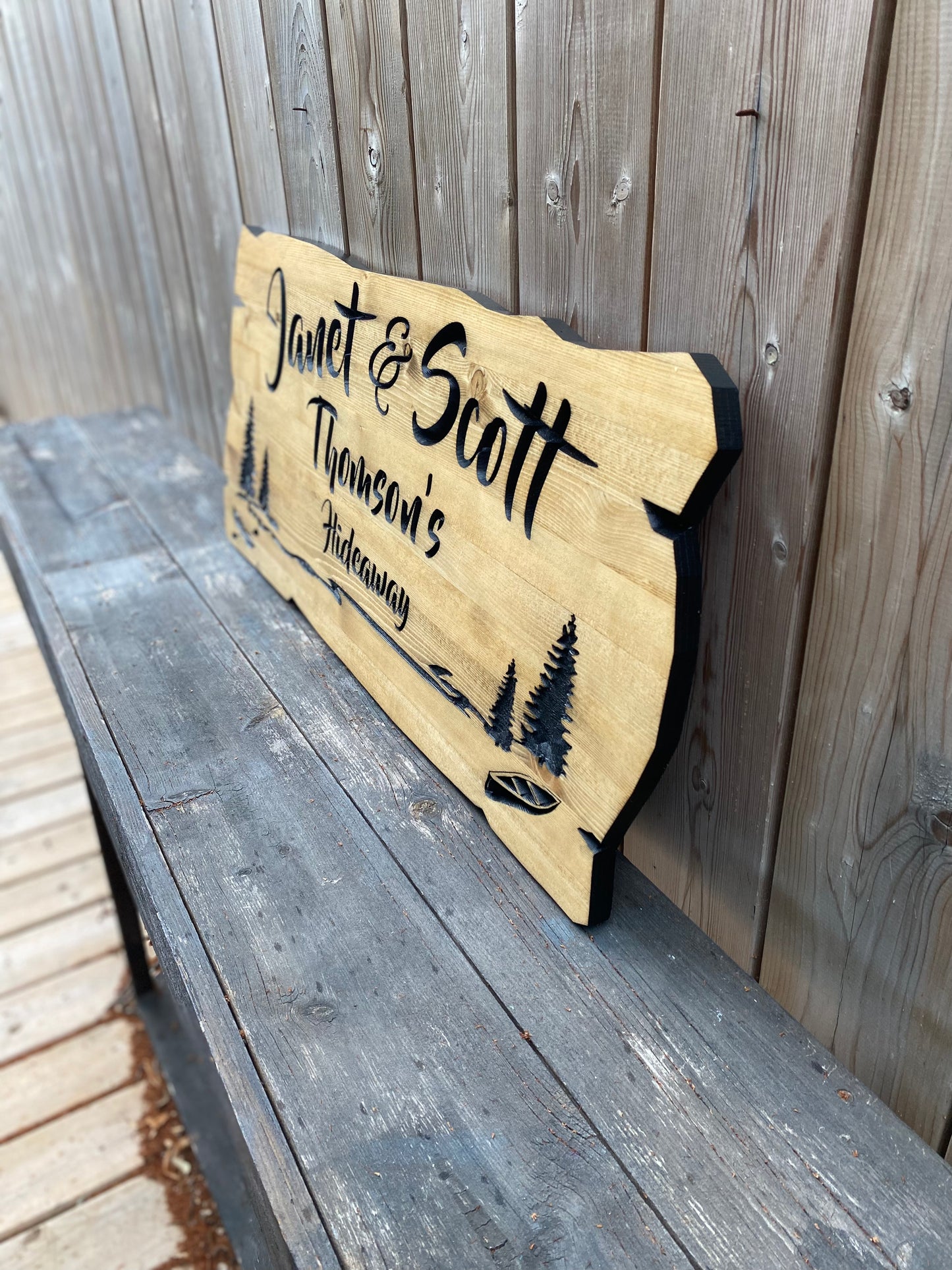 Custom Cabin Sign