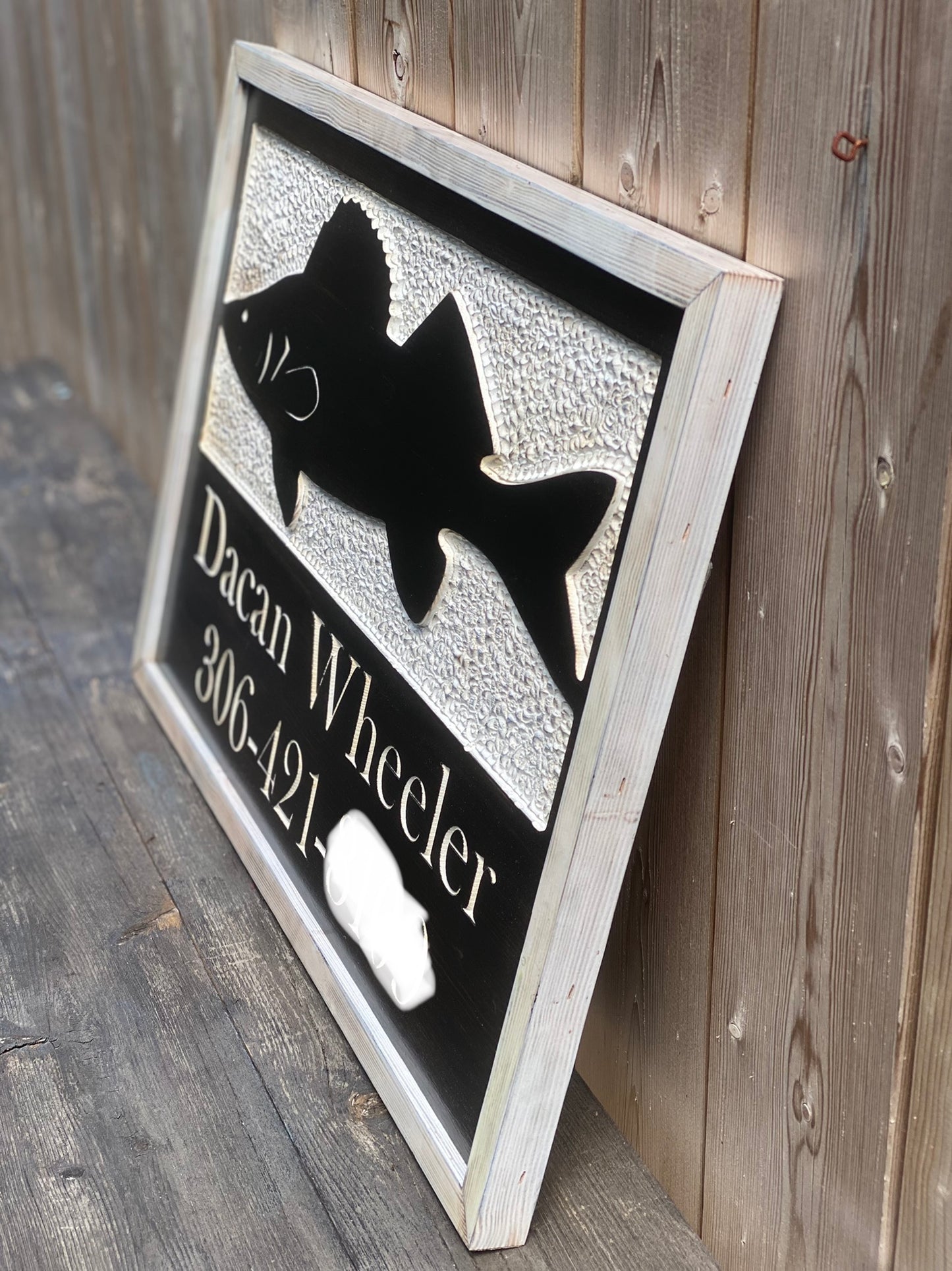 Ice Fishing Shack Sign