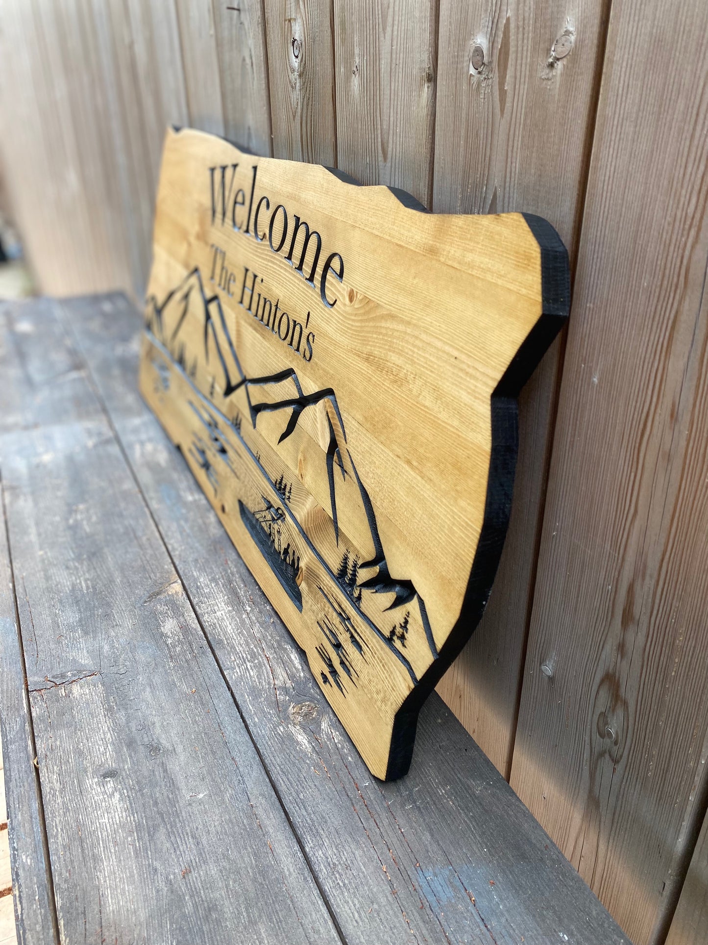 Custom Cabin Sign