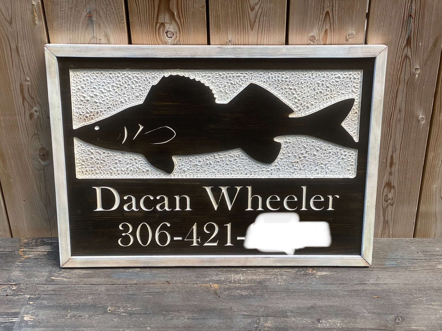 Ice Fishing Shack Sign